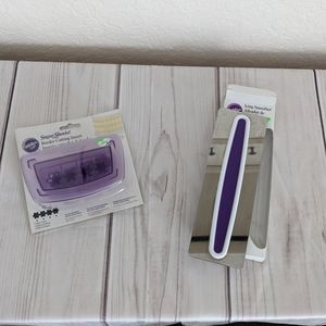 Wilton icing smoother and Wilton border cutting insert